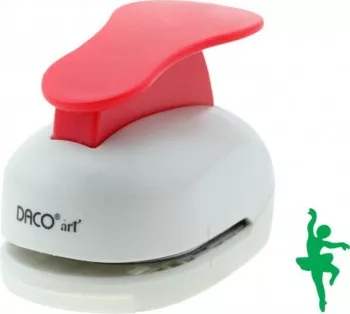 Perforator DACO Hobby Model Balerina Plastic/Metal Perforare 5 cm Multicolor Perforatoare Lucru Manual Perforator Balerina 