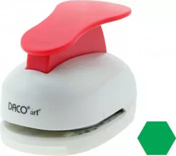 Perforator DACO Hobby Model Hexagon Plastic/Metal Perforare 5 cm Multicolor Perforatoare Lucru Manual Perforator Hexagon 