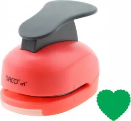 Perforator DACO Hobby Model Inima Plastic/Metal Perforare 3.8 cm Multicolor Perforatoare Lucru Manual Perforator Inima 