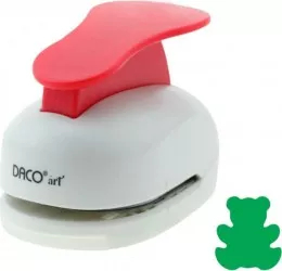 Perforator DACO Hobby Model Ursulet Plastic/Metal Perforare 5 cm Multicolor Perforator Lucru Manual Perforator Ursulet 
