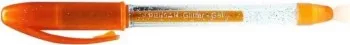 Pix cu Gel PENSAN Glitter Mina Portocalie cu Sclipici 12 Buc/Set Grosime Varf 1 mm Corp din Plastic Transparent Pixuri cu Gel 