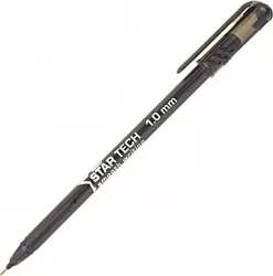 Pix PENSAN Star Tech Varf 1 mm Scriere Neagra Corp Plastic Transparent cu Capac