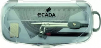 Trusa Geometrie din Plastic ECADA 7 Piese Trusa Geometrie Trusa Geometrie din Plastic Trusa Geometrie ECADA 