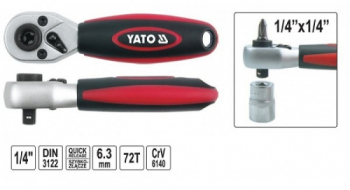 Antrenor cu clichet 1/4 si pentru biti Yato YT-0331 