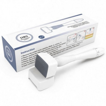 Derma Stamp Techstar and reg DRS140 Ace Otel Inoxidabil Regenerare Piele Lifting Adancime Reglabila Alb 