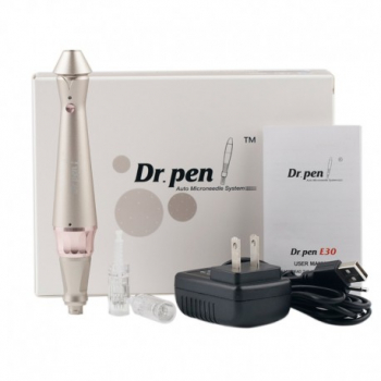 DermaPen Techstar and reg Dr Pen E30 2 Capete de Rezerva Ace Otel Inoxidabil Corp Aliaj Ergonomic Regenerare Pi 