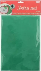 Fetru Uni Daco A4 4 Buc/Set Culoare Verde Accesorii Craft Accesorii Creatie Materiale Textile pentru Hand Made 