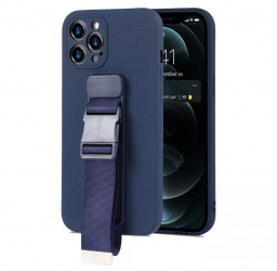 Husa protectie pentru Samsung Galaxy Note 20 cu suport Grip Bleumarin HUR-BBL6424 