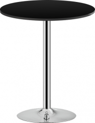 Masa de bar 2HOME rotunda Negru picior fix 70cm 