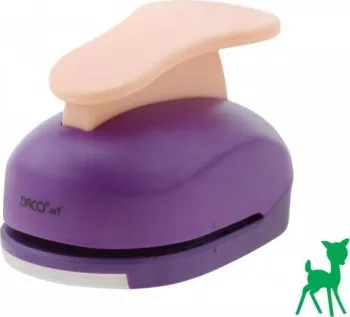 Perforator DACO Hobby Model Caprioara Plastic/Metal Perforare 7.6 cm Multicolor Perforator Lucru Manual Perforator Model Caprioara 