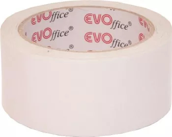 Banda Dublu Adeziva EVOFFICE Dimensiuni 48mm x 20m Banda Dublu Adeziv Rola Banda Dublu Adeziva 20m 