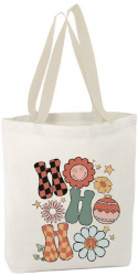 Sacosa Tote Bag Personalizata din Bumbac Canvas - Christmas Ho Ho Ho 