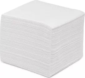 Servetele Albe din Hartie FLUFFY 100 Buc/Set 25x25 cm 1 Strat Servetele Albe Servetele Albe de Masa Servetele Albe de Hartie 