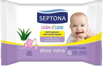 Servetele Umede pentru Bebelusi SEPTONA 20 Buc/Set Aloe Vera 