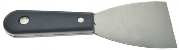 Spaclu metal 67mm cu maner plastic negru 