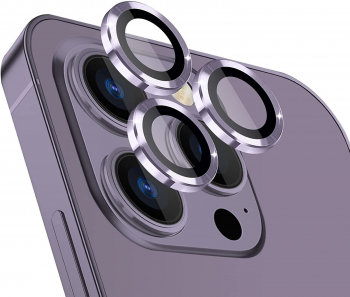 Sticla de protectie camere cu cadru din aluminiu pentru iPhone 13 Pro Mov 