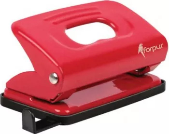 Perforator Metalic FORPUS 16 Coli Culoare Rosie 