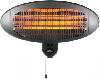 Radiator electric infrarosu Albatros RQT-2000A 3 trepte 2000W Negru 