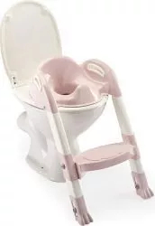 Reductor pentru toaleta cu scarita Kiddyloo POWDER PINK 