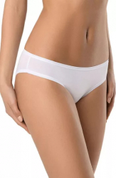 Chiloti dama model Bikini din bumbac Conte Elegant LB 2001 - Alb 94 S 