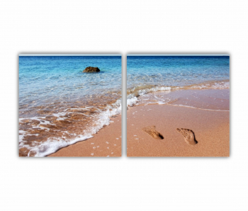 Set 2 Tablouri Multicanvas California 0478 160X80 cm 