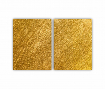 Set 2 Tablouri Multicanvas Fundal auriu 0535 120X80 cm 