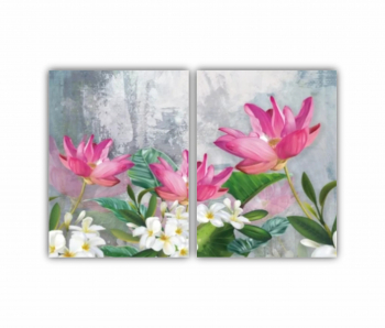 Set 2 Tablouri Multicanvas Ilustratie 3D florilor primavara 0780 180X120 cm