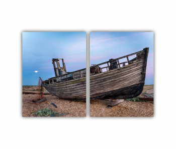 Set 2 Tablouri Multicanvas Old Boat Wreck 0014 120X80 cm