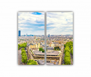 Set 2 Tablouri Multicanvas Paris 0479 80X80 cm 