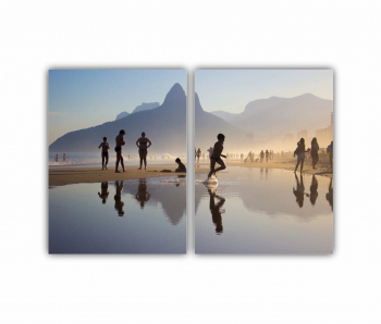 Set 2 Tablouri Multicanvas Rio de Janeiro 0137 180X120 cm 