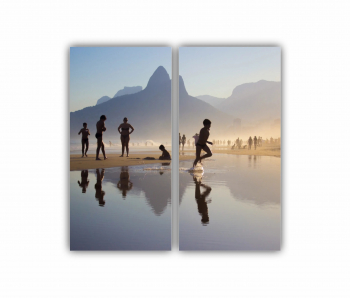 Set 2 Tablouri Multicanvas Rio de Janeiro 0137 80X80 cm