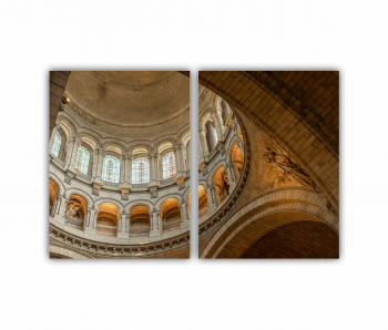 Set 2 Tablouri Multicanvas Sacre-Coeur Paris 0481 120X80 cm 