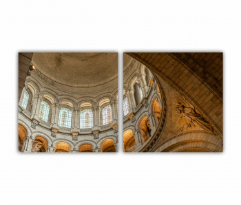 Set 2 Tablouri Multicanvas Sacre-Coeur Paris 0481 160X80 cm 