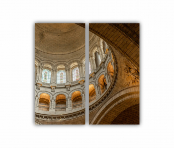 Set 2 Tablouri Multicanvas Sacre-Coeur Paris 0481 80X80 cm 