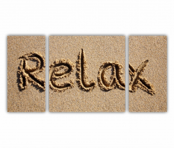 Set 3 Tablouri Multicanvas Relaxare Spa 0867 120X60 cm 