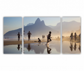 Set 3 Tablouri Multicanvas Rio de Janeiro 0137 120X60 cm