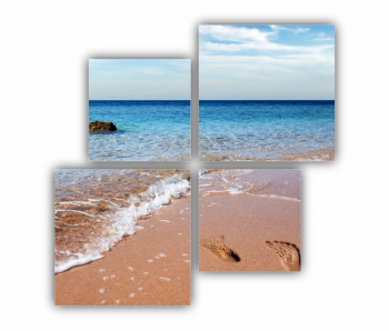 Set 4 Tablouri Multicanvas California 0478 160X160 cm 