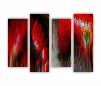 Set 4 Tablouri Multicanvas Digital Art 0317 160X120 cm 