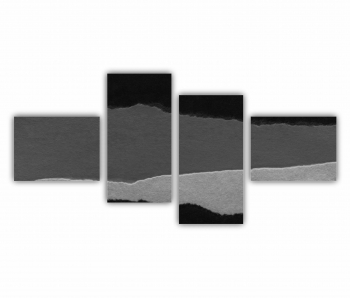 Set 4 Tablouri Multicanvas Negru Art 0531 140X70 cm 