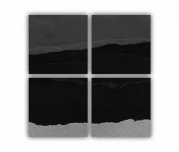 Set 4 Tablouri Multicanvas Negru Art 0532 80X80 cm 