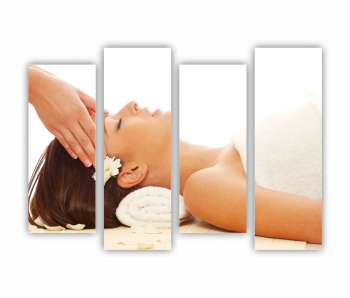 Set 4 Tablouri Multicanvas Relaxare Spa 0862 160X120 cm 