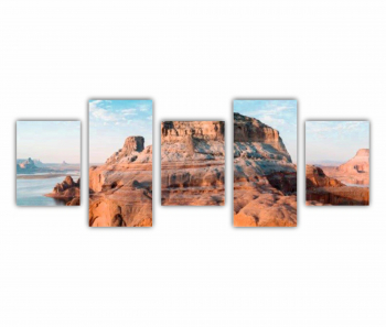 Set 5 Tablouri Multicanvas Arizona 0058 150X60 cm