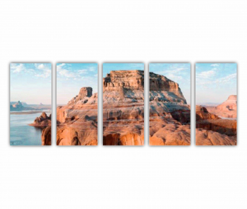 Set 5 Tablouri Multicanvas Arizona 0058 200X80 cm 