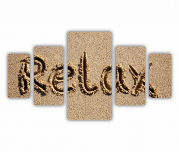 Set 5 Tablouri Multicanvas Relaxare Spa 0867 200X120 cm 