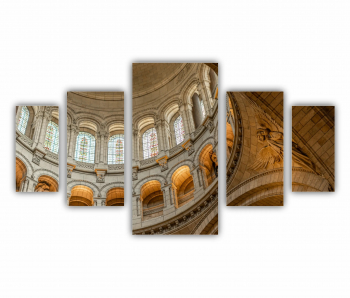 Set 5 Tablouri Multicanvas Sacre-Coeur Paris 0481 200X120 cm