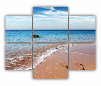 Set 6 Tablouri Multicanvas California 0478 100X80 cm 