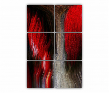 Set 6 Tablouri Multicanvas Digital Art 0317 80X120 cm 