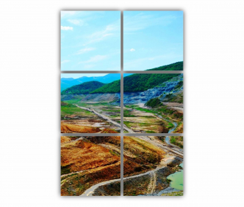 Set 6 Tablouri Multicanvas Natura 0007 80X120 cm 