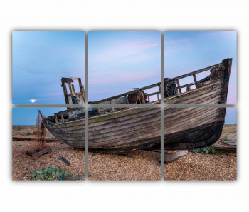 Set 6 Tablouri Multicanvas Old Boat Wreck 0014 120X80 cm