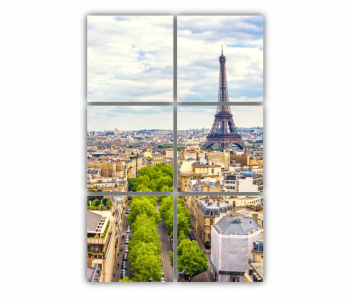 Set 6 Tablouri Multicanvas Paris 0479 80X120 cm 